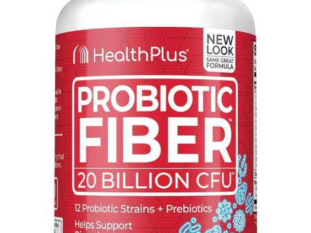 Health Plus, Probiotic Fiber 20 Billion CFU, 30 Capsules Discount