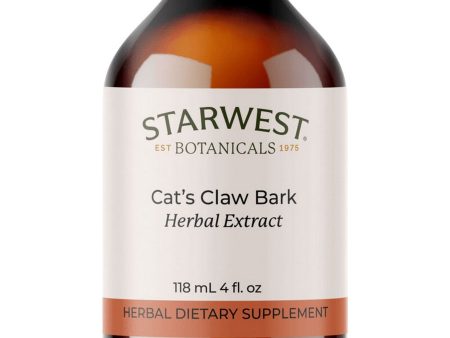 Starwest Botanicals, Cat s Claw Bark Extract, 4 fl oz Online