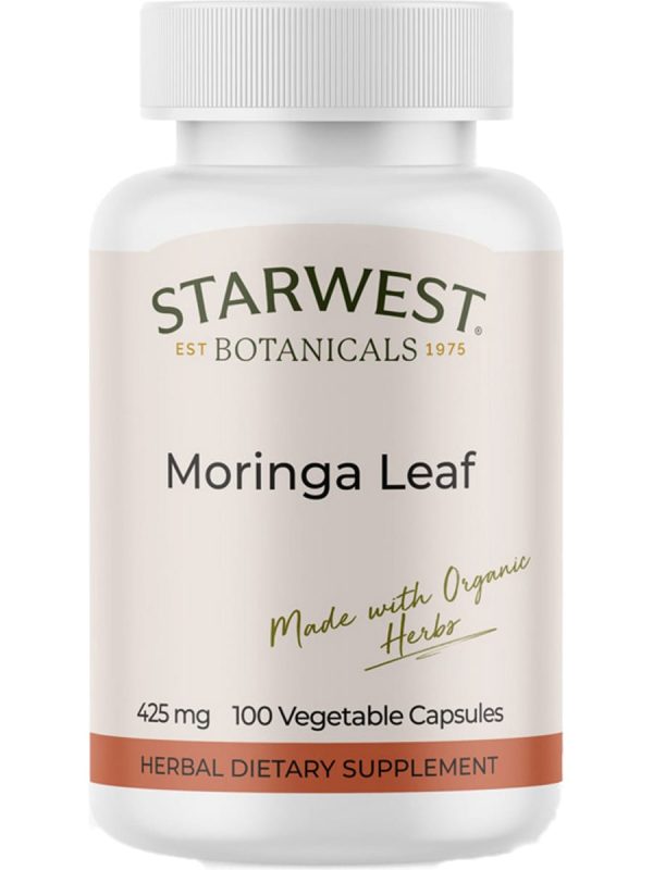 Starwest Botanicals, Moringa Leaf, 100 Capsules Sale