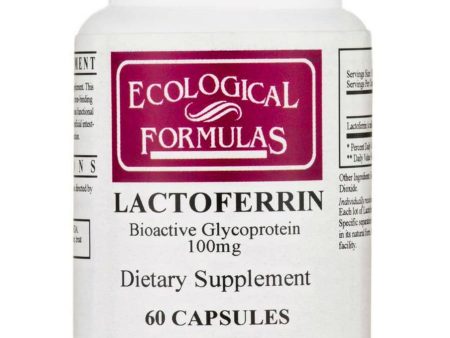 Ecological Formulas, Lactoferrin, 100 mg, 60 Capsules For Sale