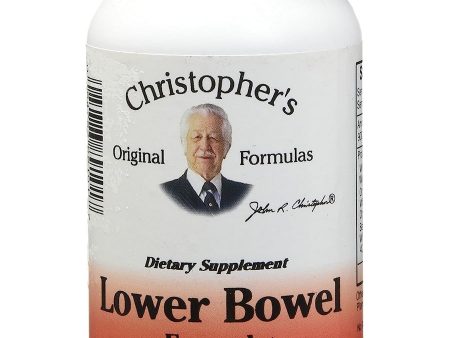 Christopher s Original Formulas, Lower Bowel Formula, 100 Vegetarian Caps on Sale