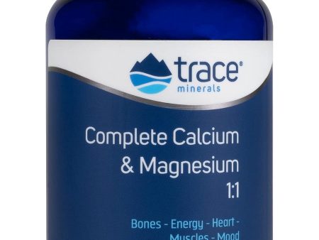 Trace Minerals, Complete Calcium & Magnesium 1:1, 120 Tablets Cheap