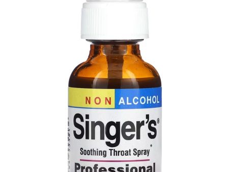 Herbs Etc., Non Alcohol Singer s Soothing Throat Spray, Professional Strength, 1 Fluid Ounce For Discount