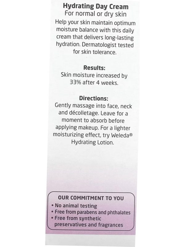 Weleda, Hydrating Day Cream, Iris Extracts, 1.0 fl oz For Cheap