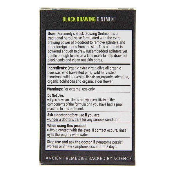 Puremedy, Black Drawing Ointment, 2 oz Sale