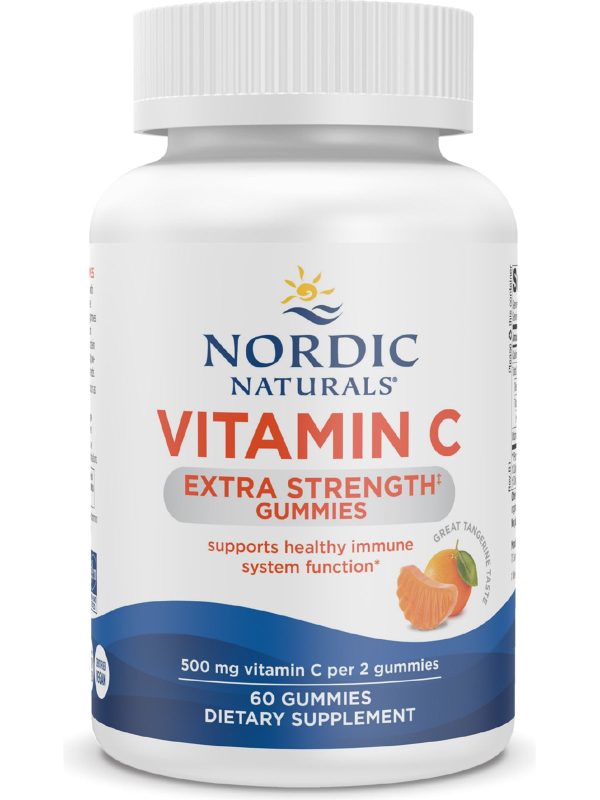 Nordic Naturals, Extra Strength Vitamin C Gummies, 60 Gummies Fashion