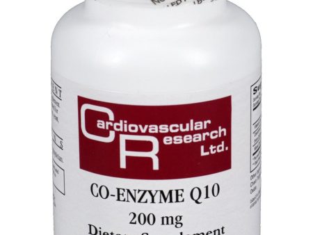 Cardiovascular Research Ltd., Co-Enzyme Q10, 200 mg, 30 Softgels Online Sale