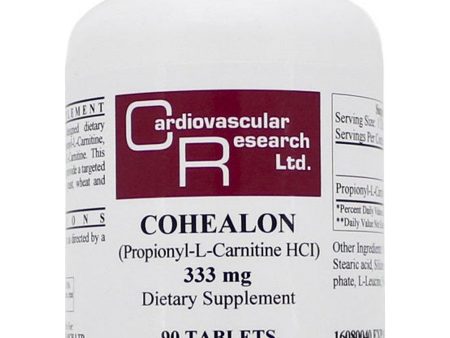 Cardiovascular Research Ltd., Cohealon, 333 mg, 90 Tablets Supply