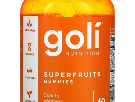 Goli Nutrition, Superfruits Gummies, Mixed Fruit, 60 Pieces Fashion