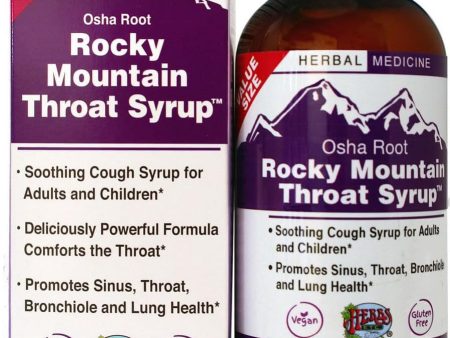 Herbs Etc., Osha Root Rocky Mountain Throat Syrup, 8 Fluid Ounce on Sale