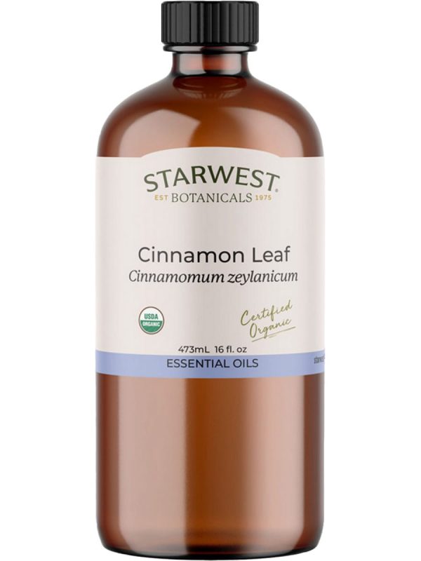 Starwest Botanicals, Cinnamon Leaf Essential Oil Organic, 16 fl oz Online Sale