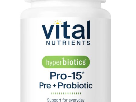 Hyperbiotics, PRO-15, Prebiotic+Probiotic, 5 Billion CFU, 60 Time-Release Micro-Pearls Fashion