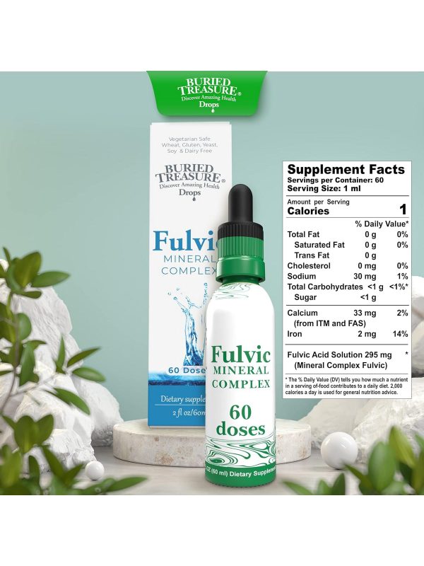 Buried Treasure, Fulvic Mineral Complex Drops, 2 fl oz Fashion