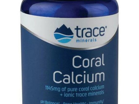 Trace Minerals, Coral Calcium, 60 vegetarian Capsules on Sale