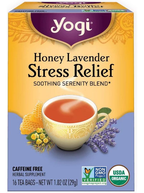 Yogi, Honey Lavender Stress Relief, 16 Tea Bags Online Hot Sale