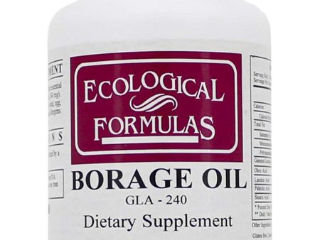 Ecological Formulas, Borage Oil, GLA - 240, 60 Softgels Hot on Sale