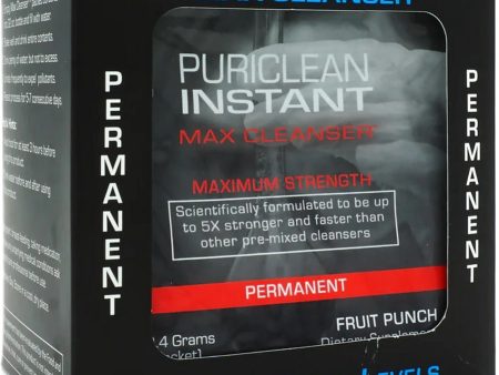 Wellgenix, Puriclean Instant Max Cleanser, Maximum Strength Permanent, Fruit Punch, 7 Packets (13.4 Grams) For Sale