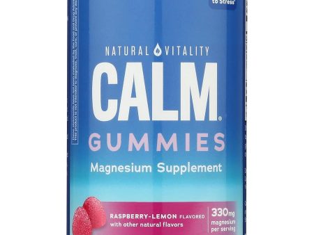 Natural Vitality, Calm Gummies, Raspberry-Lemon, 120 Gummies Fashion