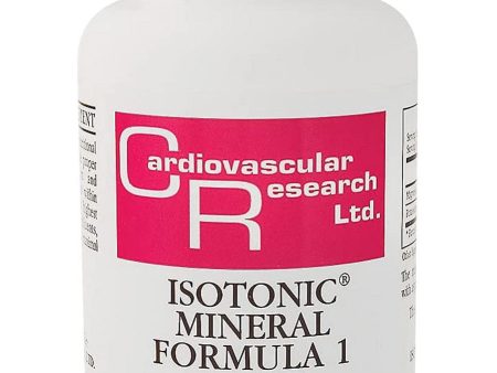 Cardiovascular Research Ltd., Isotonic Mineral Formula 1, 75 Capsules Hot on Sale