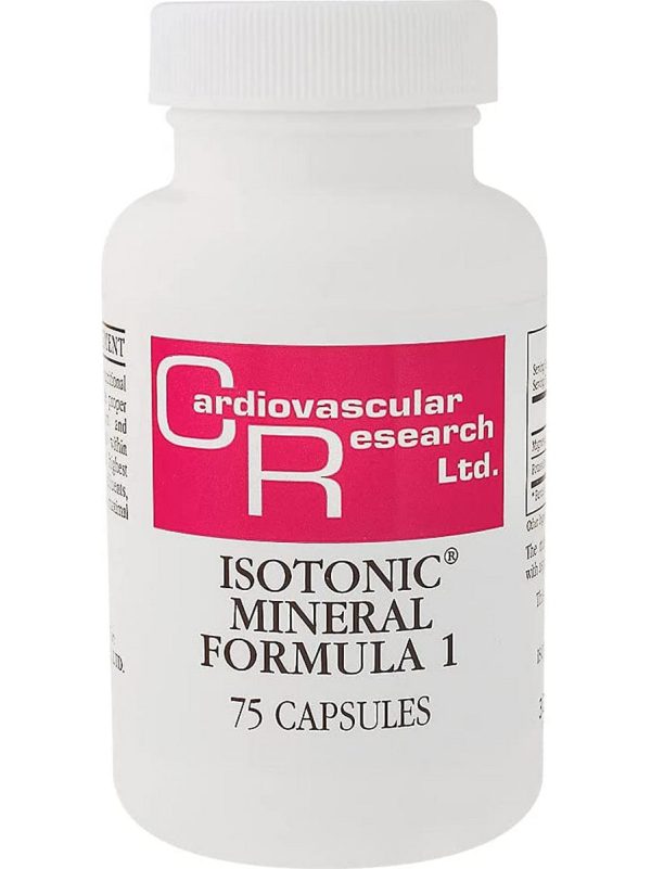 Cardiovascular Research Ltd., Isotonic Mineral Formula 1, 75 Capsules Hot on Sale