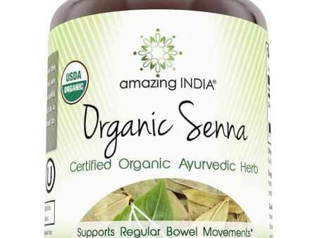 Amazing India, Organic Senna, 500 mg, 120 Organic Tablets Hot on Sale