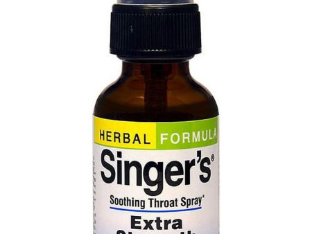 Herbs Etc., Singer s Soothing Throat Spray, Extra Strength, 1 Fluid Ounce Supply