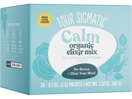 Four Sigmatic, Calm Organic Elixir Mix with Reishi Mushroom and Tulsi, 20 Packets Discount