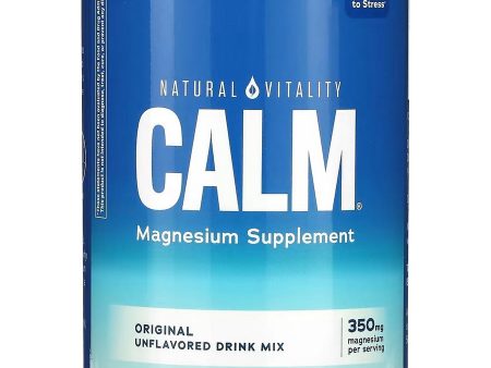 Natural Vitality, Calm, Original Unflavored, 16 oz Hot on Sale