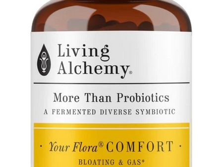 Living Alchemy, Your Flora Comfort Bloating and Gas, 60 Vegan Capsules For Cheap