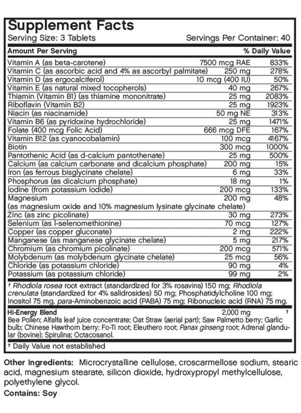 Futurebiotics, Hi Energy Multi for Men, 120 Tablets Discount