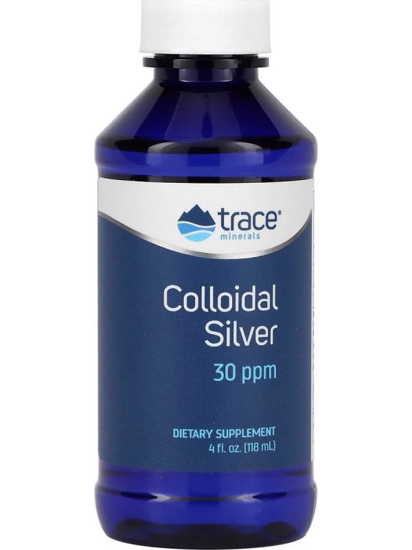 Trace Minerals, Colloidal Silver 30 PPM, 4 fl oz Online Sale