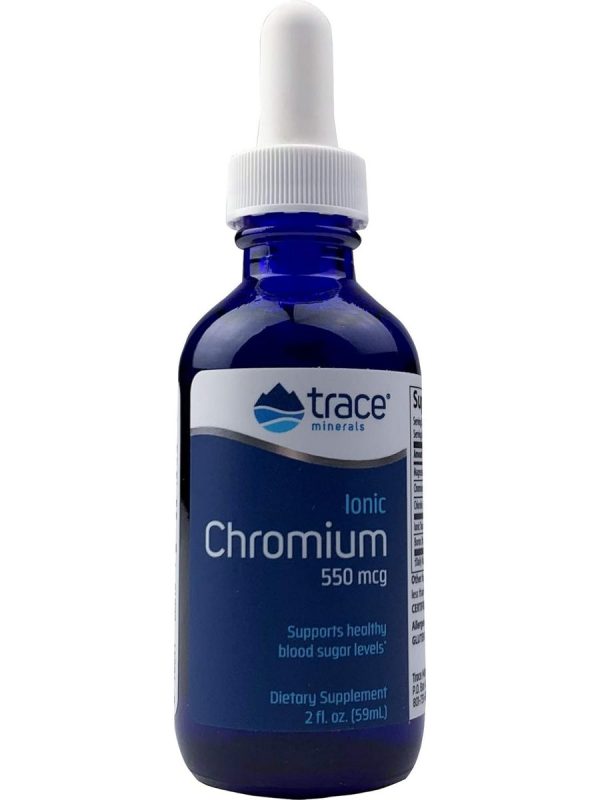 Trace Minerals, Ionic Chromium, 550 mcg, 2 fl oz Online Sale