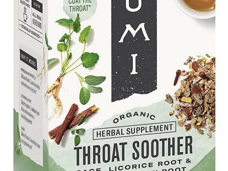 Numi, Throat Soother, 16 Non-GMO Tea Bags For Discount