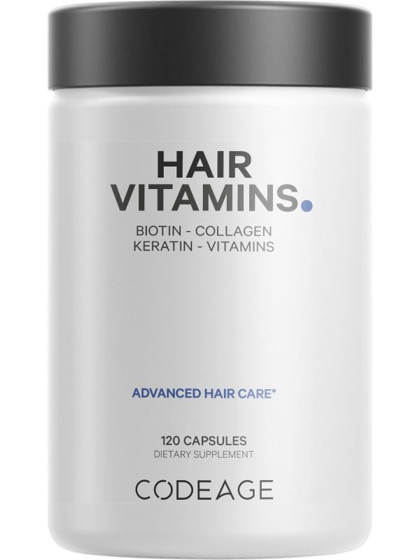 Codeage, Hair Vitamins, 120 Capsules Online now