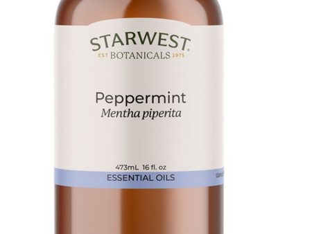 Starwest Botanicals, Peppermint Essential Oil, 16 fl oz Fashion