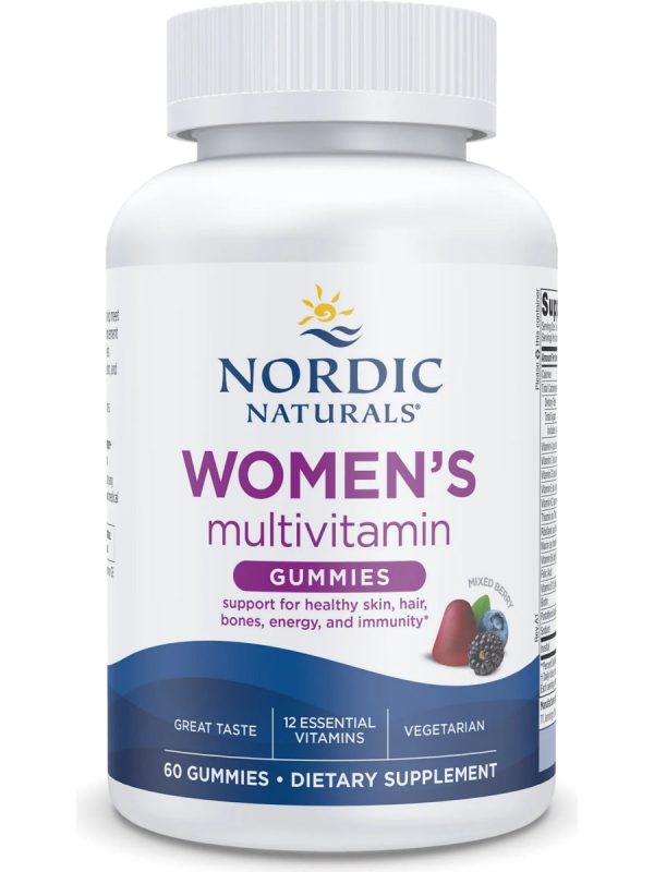 Nordic Naturals, Women s Multivitamin Gummies, Mixed Berry, 60 Gummies Discount