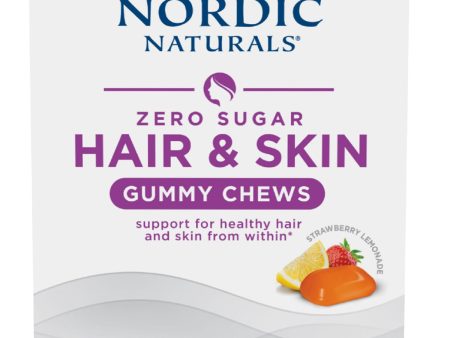 Nordic Naturals, Zero Sugar Hair & Skin Gummies, 27 Gummy Chews Discount