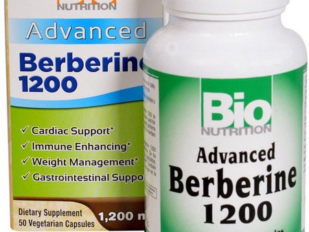 Bio Nutrition, Advanced Berberine 1200, 50 Vegetarian Capsules Cheap