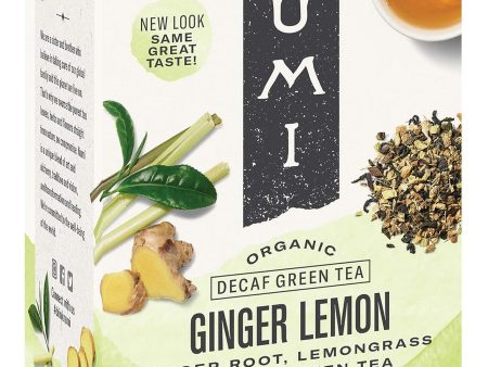 Numi, Ginger Lemon, 16 Non-GMO Tea Bags Discount