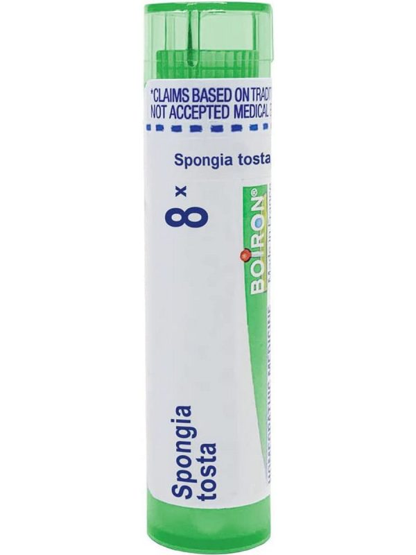 Boiron, Spongia Tosta 8X, 80 Pellets For Sale