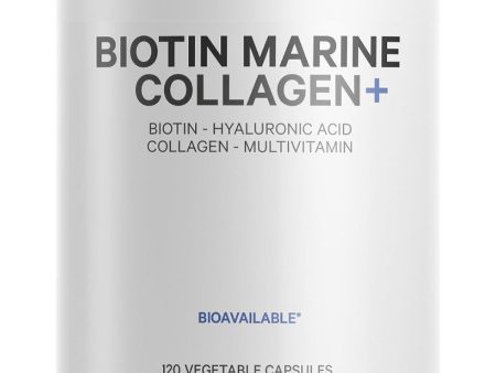 Codeage, Biotin Marine Collagen, 120 Capsules Online Hot Sale