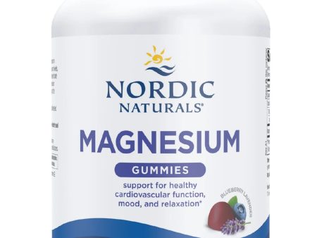 Nordic Naturals, Magnesium Gummies 300 mg, Blueberry Lavender, 60 Gummies Online Hot Sale