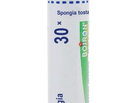 Boiron, Spongia Tosta 30X, 80 Pellets Online