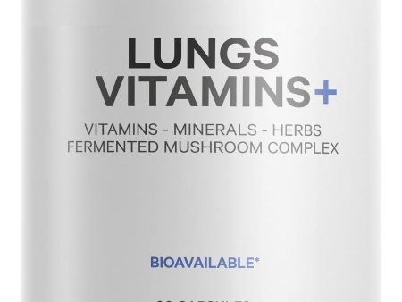 Codeage, Lungs Vitamins+, 90 Capsules Fashion