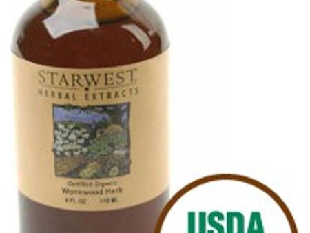 Starwest Botanicals, Wormwood Herb Extract Organic, 4 fl oz Online Hot Sale