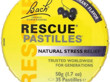 Bach Original Flower Essences, Rescue Pastilles, Black Currant Flavor, 35 Pastilles Cheap