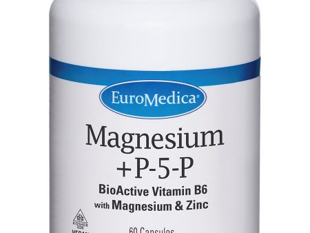 EuroMedica, Magnesium + P-5-P, 60 Capsules Online